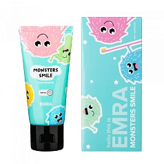 Зубная паста Emra Monsters Smile гуарана и тропические фрукты, 40 мл