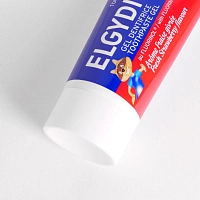 Зубная паста-гель Эльгидиум Kids от кариеса со вкусом свежей клубники (от 3 до 6 лет), 50 мл