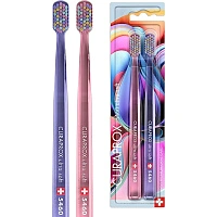 2 зубные щетки CURAPROX 5460 Ultrasoft Duo Colorful Curls 2023
