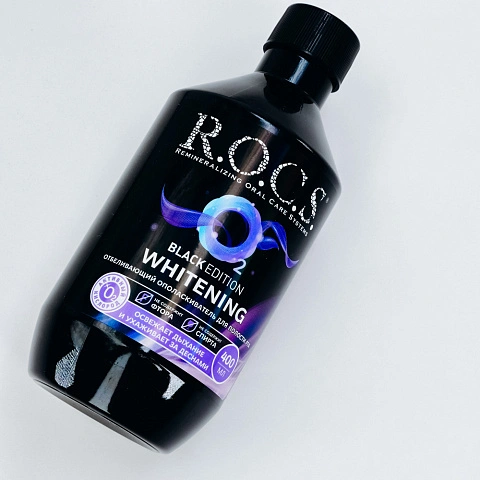 Ополаскиватель R.O.C.S. Black edition Whitening, 400 мл - изображение 4