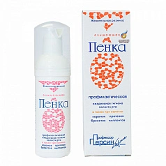 Пенка Профессор Персин Профилактическая. Жевательная резинка.